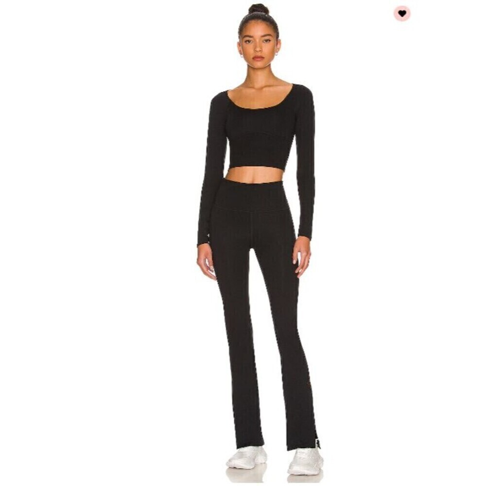 Wellbeing + Beingwell MoveWell Parry Flare Pant black legging Size Small
